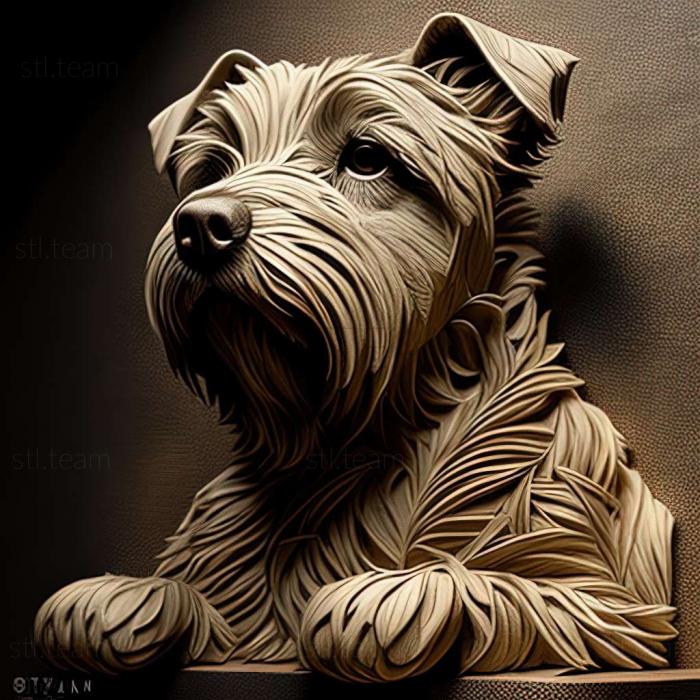 3D модель Собака породи Tazy (STL)